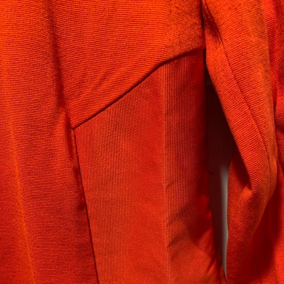 Jil Sander~ Timeless Red Dress w/ Pleated Back. Gorgeous! - Picture 4 of 16